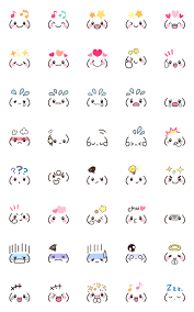 Kaomoji Emoji 16 Nikoniko Line Emoji Line Store Desenhos Doodles Simples Ideias Para Caderno De Desenho Desenhos Do Doodle