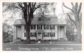 Litchfield Ct Tallmadge House 1775 Real Photo Post Card 351b C 1930s 40s Ebay England Houses Litchfield Tallmadge