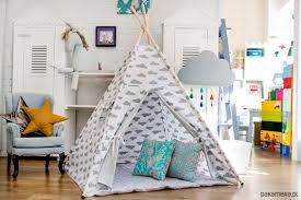 Namiot tipi w chmurki - pokój dziecka - namioty, tipi - Pakamera.pl