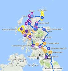 Voor uw antieke kaart en plattegrond kaarten schotland. Roadtrip Scotland Full View On Google Maps On This Map You Will Find A Summary Of Our Planned Holiday W Reizen Schotland Schotse Kastelen Edinburgh Schotland