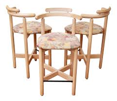 Gangso Mobler Postmodern Stools From Denmark Set Of 3 Stool Counter Stools Modern Furniture
