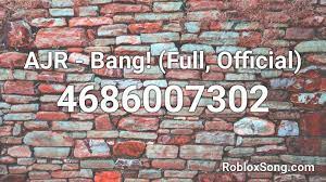 Our website delivers the most recent post about bang roblox id such as other things associated with it. Bang Roblox Id Code Bang Bang Roblox Music Code Youtube Roblox Song Ids Can Help You With That