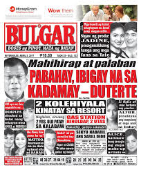 April 5, 2017 BULGAR: BOSES NG PINOY, MATA NG BAYAN