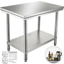 La mesa de trabajo para cocina profesional las 3 mesas de trabajo más vendidas Mesa De Trabajo Cocina Acero Inoxidable Mesa Preparacion De Comida Grado 2x2ft Ebay