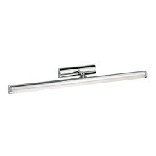 Led lighted bathroom mirror requires hardwired connection ✅aluminum frame led lighted mirror: Modern Chrome Large Led Bathroom Over Mirror Light Ip44 Rated
