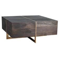 Greenbrier Interiors Desmond Square Coffee Table In Espresso Coffee Table Coffee Table Wood Elegant Coffee Table