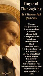 Cradio saint of the day: Our Morning Offering 27 September The Memorial Of St Vincent De Paul C M 1581 1660 Thanksgiving Prayer Vincent De Paul Saint Vincent