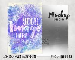 Dye Sublimation 8 X 12 Rectangle Sign Mockup Template Add Your Own Image And Background Sign Mockup Mockup Free Psd Free Psd Mockups Templates