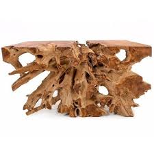 Naturally Rustic Teak Root Console Table Teak Root Console Root Console Console Table