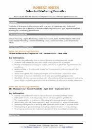 The type of marketing and business experience you need to highlight. Sales And Marketing Executive Resume Samples Qwikresume
