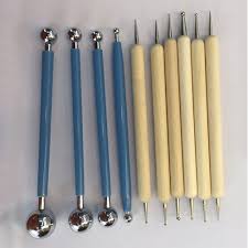 This is a short video with basic instructions on how i use my tools for dot art. 10 Piece Dotting Tools Ball Styluses For Mandala Rock Painting Pottery Clay Cra Shopee Malaysia