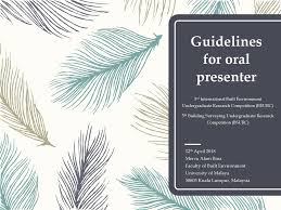.universiti malaysia perlis, 02600 arau, perlis, malaysia 3building surveying department, faculty of built environment, university of malaya, mercu alam bina, lembah pantai, 50603 kuala lumpur. Guidelines For Oral Presenter Ppt Download
