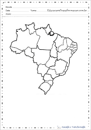 O quinto maior país do mundo. Mapa Do Brasil Colorir Imprimir 4 Educacao E Transformacao