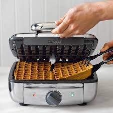The vh commercial waffle makers are used worldwide by the professional waffle baker and chefs in a commercial kitchen, concession booth or waffle truck. All Clad Belgian Waffle Makers Waffle Iron Williams Sonoma