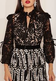 Wallflower Lace Detail Maxi Dress