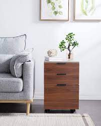 Macy's star rewards · fast & easy ways to shop Buy Jjs 3 Drawer Rolling Wood File Cabinet With Locking Wheels Home Office Portable Vertical Mobile Wooden Storage Filing Cabinet For A4 Or Letter Size Brown Online In Turkey B088c537vm