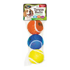 Pet Supplies : Pet Toy Balls : Bow Wow Tennis ball, 3-Pack, 2-12-Inch :  Amazon.com
