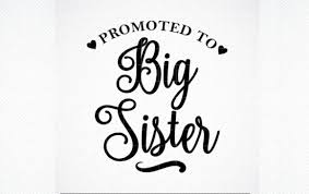 Promoted To Big Sister Svg Graphic By Svg Den Creative Fabrica