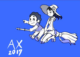Bookmark comments subscribe upload add. Takafumi Hori Drew Steven And Akko From Little Witch Academia At Trigger S Anime Expo Panel Stevenuniverse