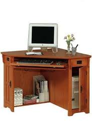 Small Corner Desk Corner Computer Desk W Compartment 30 Hx50 W Dark Oak Corner Corner Computer Desk Desk Home Desk