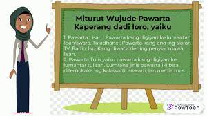 Aug 25, 2015 · pawarta sing paling apik yaiku warta sing nduweni 5 unsur utama sing wis kasebut neng nduwur mau. Pawarta Basa Jawa Youtube
