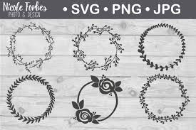 Free svg files for download. Hand Drawn Flourish Wreaths Svg Cut File Download Free Svg Files Creative Fabrica