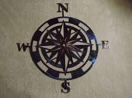 After all, the idea of hanging art on walls is very popular. Hand Crafted 36 Inch Metal Compass Rose Wall Art By Superior Iron Artz Llc Custommade Com