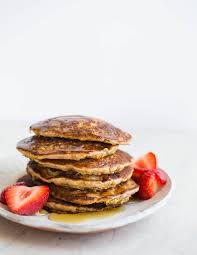 Gluten Free Vegan Oat Flour Pancakes Salted Plains Recipe Gluten Free Pancakes Recipes No Flour Pancakes Oat Flour Pancakes