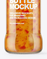 Download Glass Bottle With Sweet Chili Sauce Mockup In Bottle Mockups On Yellow Images Object Mockups PSD Mockup Templates