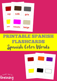 My toddler is learning things in leaps and bounds and at 2 years and 4 months is wanting to name almost everything. Free Printable Flashcards Colors Look We Re Learning