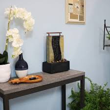 5% coupon applied at checkout. Bending Slate Tabletop Indoor Water Fountain With Led Light 17 Overstock 12033756