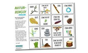 naturbingo tolle familienaktivitat draussen partyspiele fur gross klein grape vines bingo school
