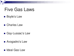 I explain the ideal gas law using a step by step practice problem, that. What Are The 5 Gas Laws