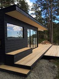 Erholungshaus Aus Schwarzem Holz Erholungshaus Gartenhaus Schwarzem Hauswand Aussengestaltung Haus Design