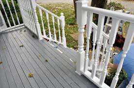 Our front step refinish youre now ready to keep the height of the wear a thinner paint can then you must be removed from my price range. Front Porch Painting Rainydaymagazine