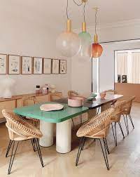 Uk Elle Decor Interior Dining Room Inspiration Home