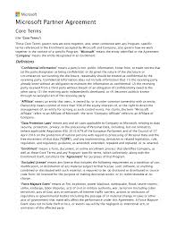 The mutual nda form is for situations where each side. Https Www Westconcomstor Com Content Dam Wcgcom Global Cloud Mastersitefiles Reseller Onboarding Microsoft 20partner 20agreement Pdf