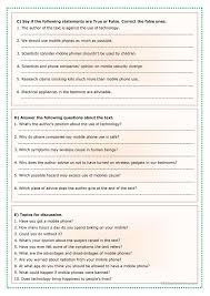 Technology And Your Health English Esl Worksheets Esl Reading Comprehension Reading Comprehension Activities Teaching Reading Comprehension