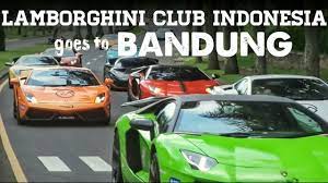 Lamborghini Club Indonesia Goes To Bandung 2017 Youtube Lamborghini Youtube Video