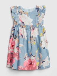Flutter Floral Dress Gap Clothes Floral Blue Dress