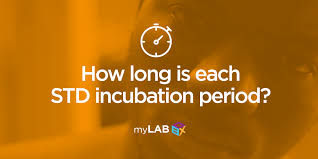 how long is incubation period of each std learn more