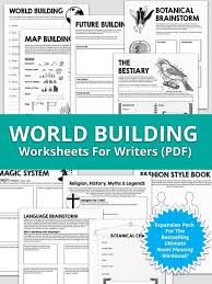 World Building Worksheets Pdf Ultimate Novel Planning Workbook Expansion Pack Book Writing Tips Workbook Writing Worksheets