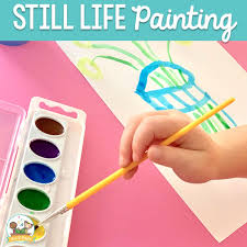 The still life takes up little room and can remain set up over a time period of a few days or weeks, which allows students to participate at thier own pace. Still Life Preschool Painting Activity Pre K Pages