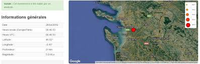Tous les tremblements de terre dans le monde depuis 1900. Seisme La Terre A Tremble A La Rochelle Et Rochefort Terra Projects