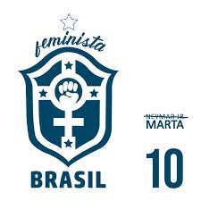 26/07/2021 22:00, atualizado 27/07/2021 6:00. Camisa Selecao Brasileira Feminina Feminista Marta Siga A Esquerda