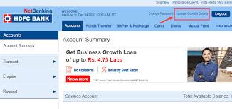 Enter your customer id and password to access netbanking from hdfc bank. How To Change Update Hdfc Bank Account Address Online Bankingidea Org