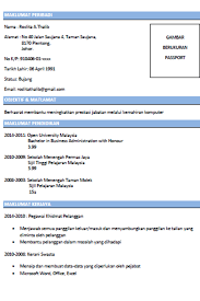 Resume juga merupakan satu medium yang membolehkan bakal majikan mengetahui profil pemohon. Contoh Resume Kerja Dan Isi Dari Resume Kerja Kumparan Com