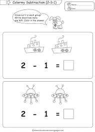We have some awesome pages to practice and review regrouping or borrowing skills. Subtraction Coloring Pages Educational Fun Kids Coloring Pages And Preschool Skills Worksheets