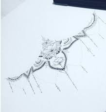 Mandala Sternum Tattoo Design By Rosievenntattoo On Etsy With Images Mandala Sternum Tattoo Sternum Tattoo Design