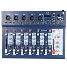 Ammoon F7 Usb 7 Channel Digtal Mic Line Audio Sound Mixer Mixing Console With Usb Input 48v Phantom Power 3 Bands Eq Audio Sound Audio Best Home Theater System